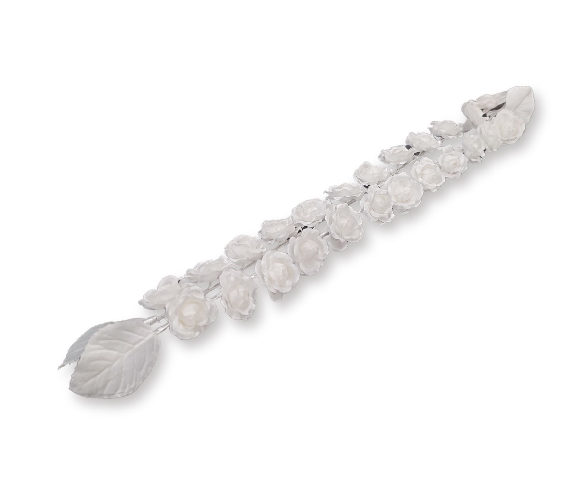 Coroncina per capelli con fiori per prima comunione - immagine 3