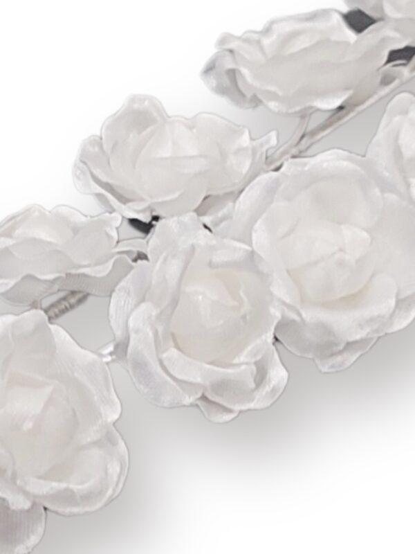Coroncina per capelli con fiori per prima comunione